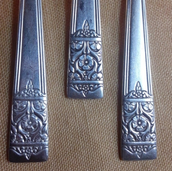 1939 ART NOUVEAU National Silver Co. King Edward Silver INAUGURATION PATTERN (6) - Picture 2 of 5